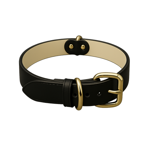 Collar Clásico de Cuero Genuino – Edición Premium