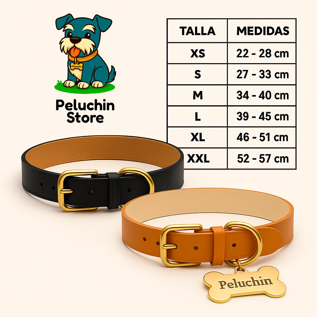 Collar Clásico de Cuero Genuino – Edición Premium