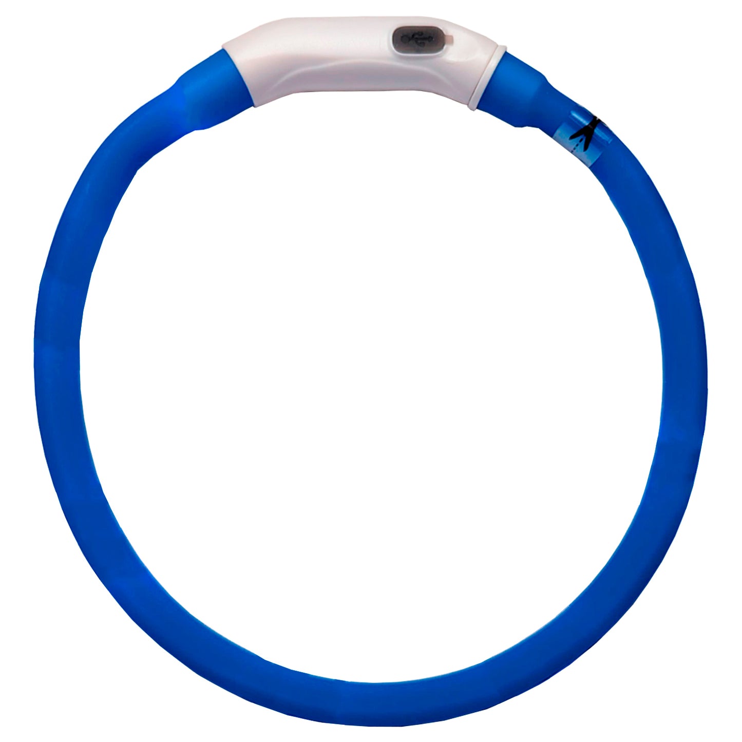 Collar LED Recargable USB-C para Perros – Silicona Ajustable (40 cm / 55 cm) • 4 Modos de Luz • Resistente al Agua IPX4