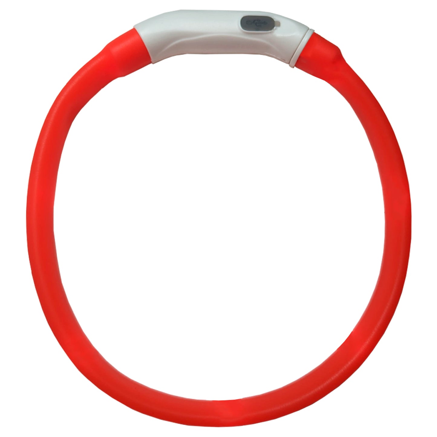 Collar LED Recargable USB-C para Perros – Silicona Ajustable (40 cm / 55 cm) • 4 Modos de Luz • Resistente al Agua IPX4